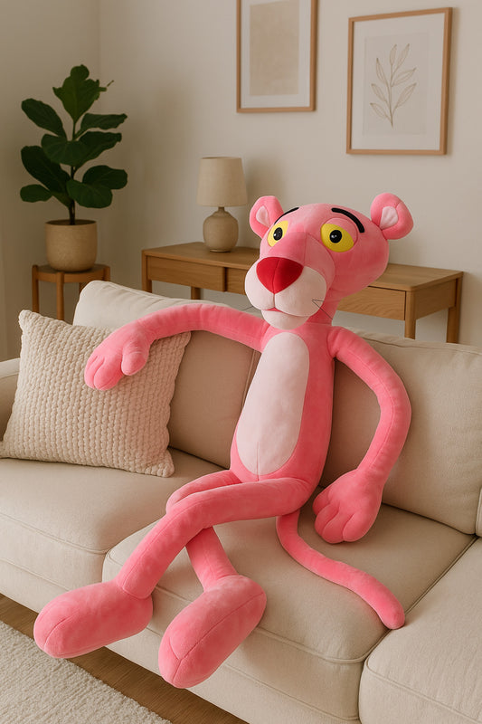 Pembe Panter Peluş 90 CM